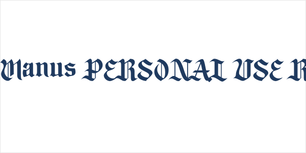 Zaken Manus PERSONAL USE Regular Logo