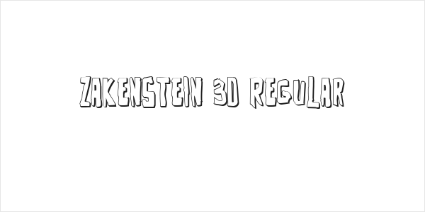 Zakenstein 3D Regular Logo