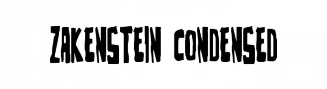 Zakenstein Condensed  Descarca Fonturi Gratis
