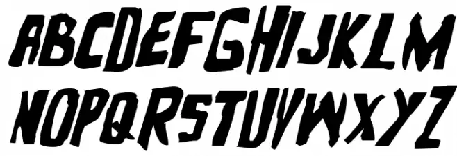 Zakenstein Expanded Italic Шрифта ВЕРХНИЙ