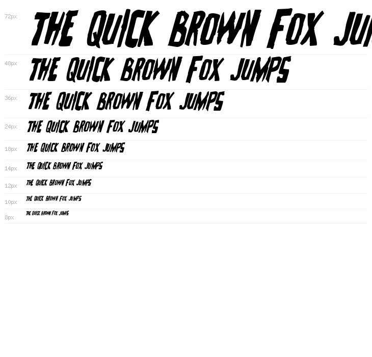 Zakenstein Italic Waterfall