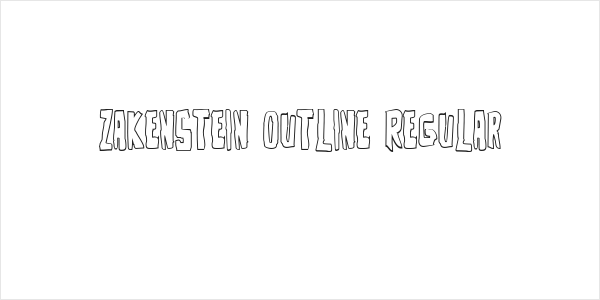 Zakenstein Outline Regular Logo