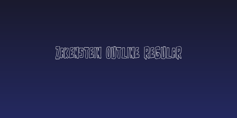 Zakenstein Outline Regular Social Header