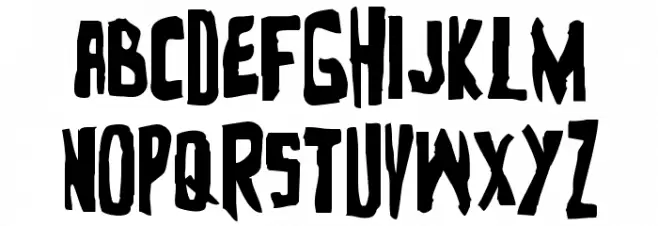 Zakenstein Regular 字体 大写