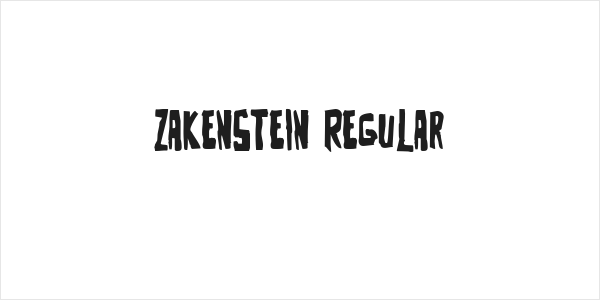 Zakenstein Regular Logo