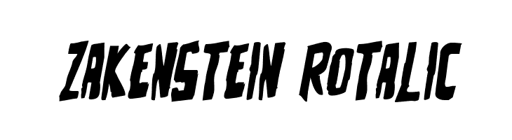 Zakenstein Rotalic  Frei Schriftart Herunterladen