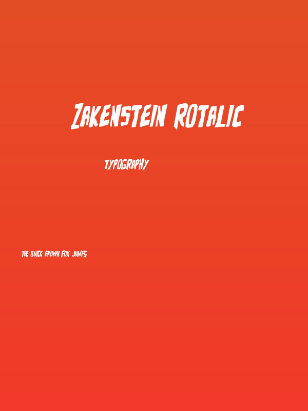 Zakenstein Rotalic Poster