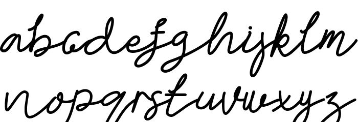 Zakilla DEMO Bold Font LOWERCASE