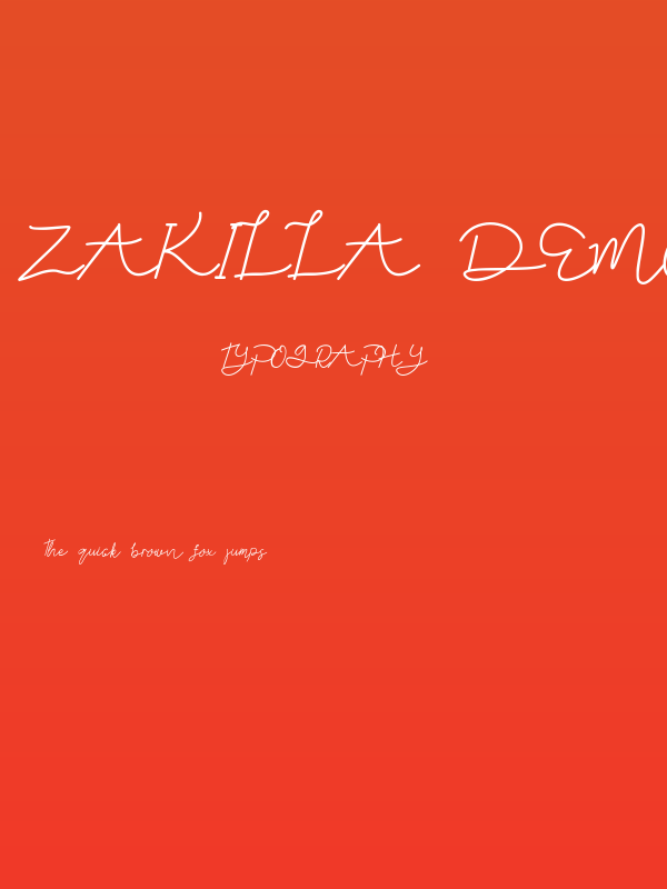 Zakilla DEMO Poster