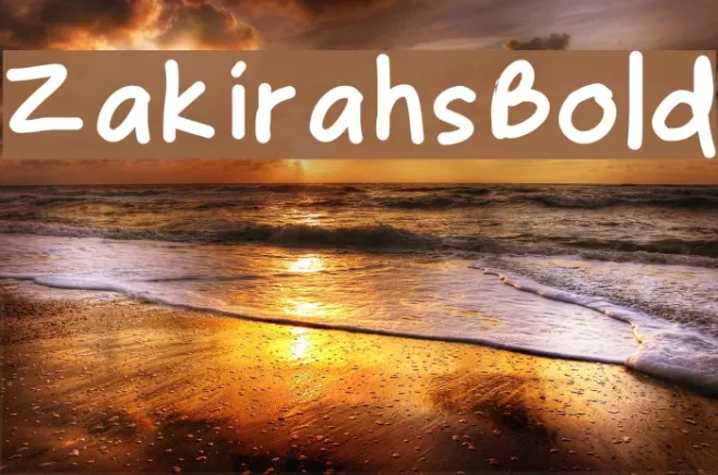 ZakirahsBold Example 1