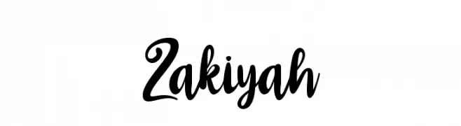 Zakiyah  Fuentes Gratis Descargar