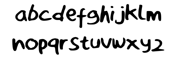 ZakwanOebit Font LOWERCASE