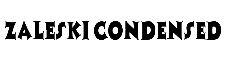 Zaleski Condensed Font