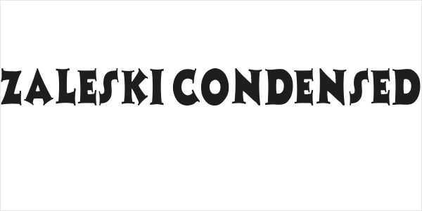 Zaleski Condensed Logo