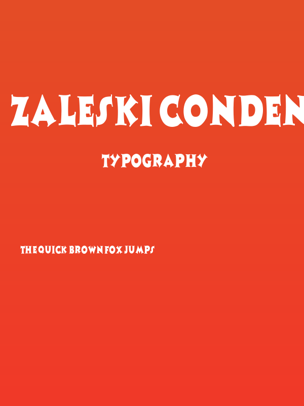 Zaleski Condensed Poster