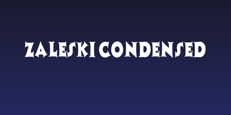 Zaleski Condensed Social Header