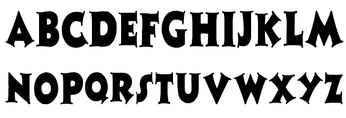 Zaleski Condensed Font LOWERCASE