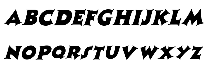 Zaleski Italic Font LOWERCASE