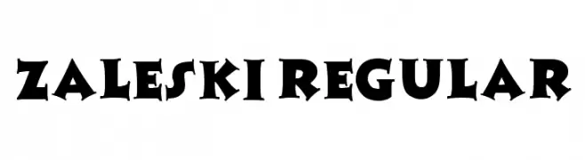 Zaleski Regular  Frei Schriftart Herunterladen