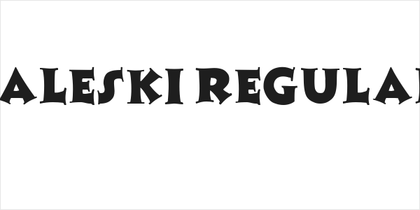 Zaleski Regular Logo