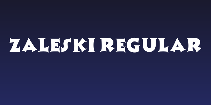 Zaleski Regular Social Header