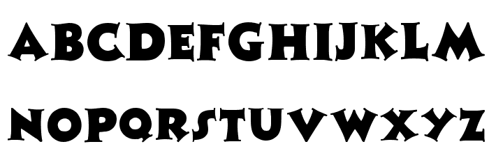 Zaleski Regular Font LOWERCASE