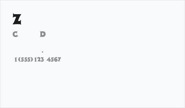 Zaleski Business Card