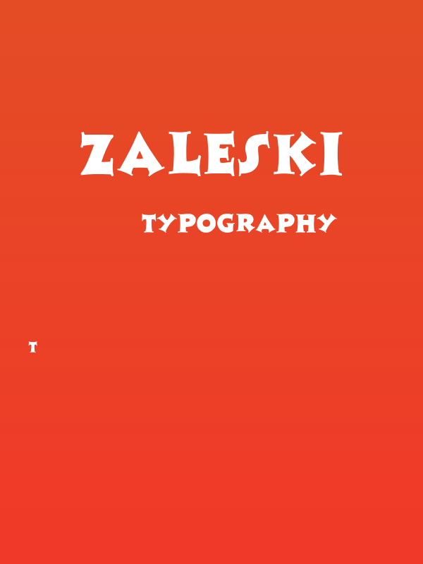 Zaleski Poster