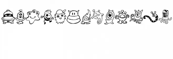 ZalienZ Font OTHER CHARS