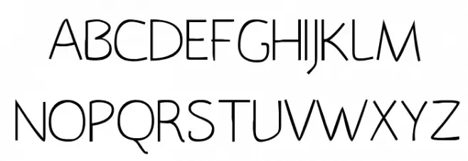 Zalight Light Schriftart Groß