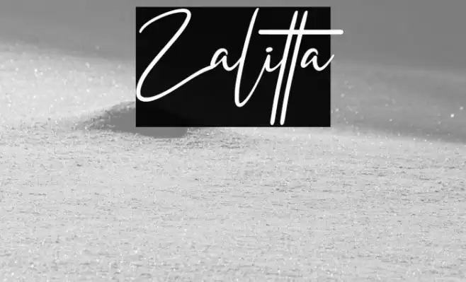 Zalitta Font examples