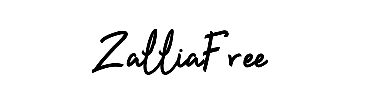 Zallia Free フォント