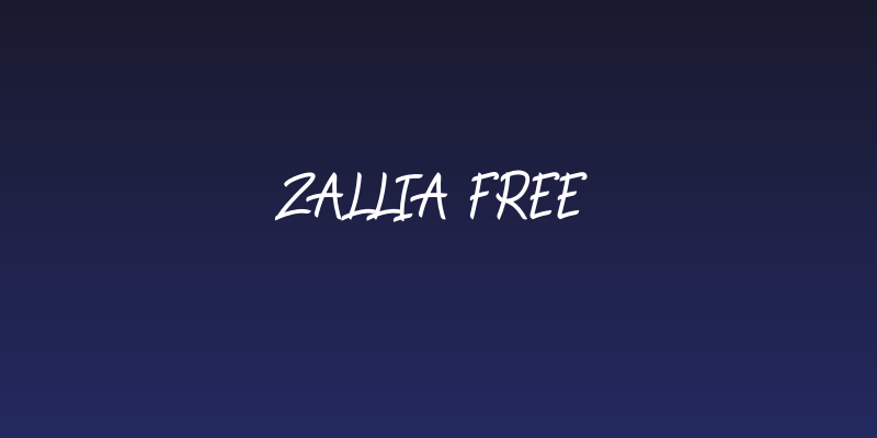 Zallia Free Social Header