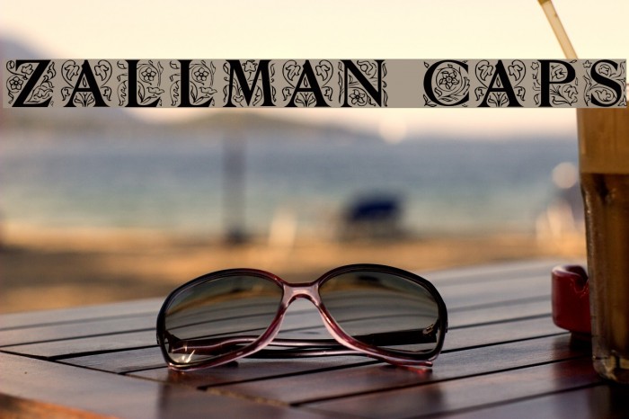 Zallman Caps Font examples
