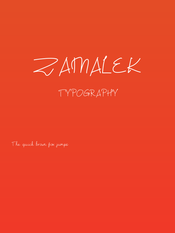 Zamalek Poster