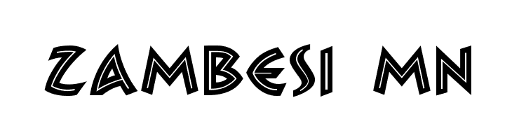 Zambesi MN  Free Fonts Download