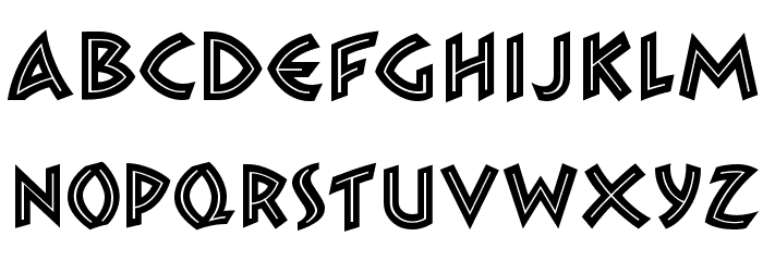 Zambesi MN Font LOWERCASE