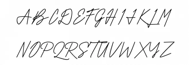 ZambiaSignature Fonte MAIÚSCULAS