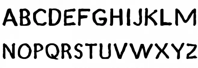 Zamboni Joe Expanded Font Litere mari