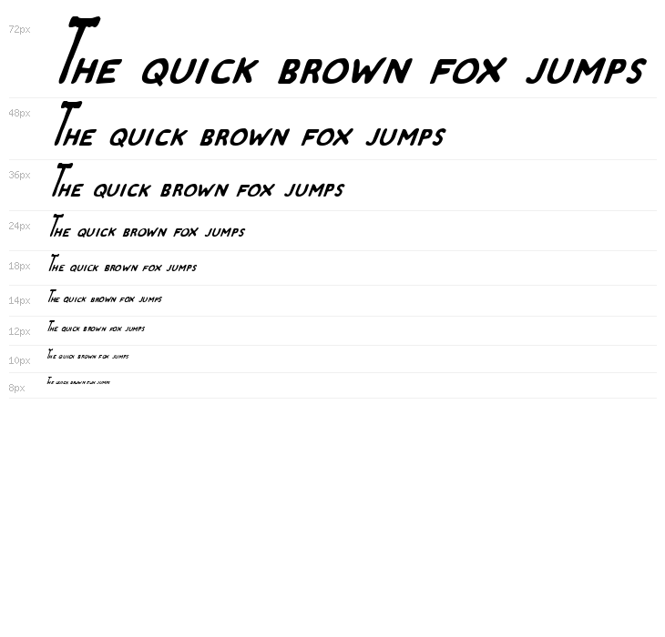 Zamboni Joe Italic Waterfall