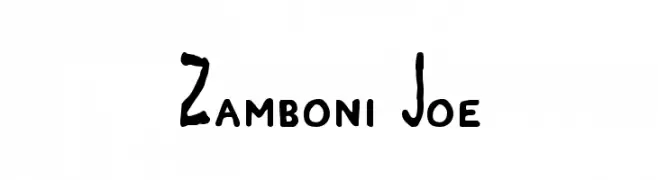 Zamboni Joe  Скачать бесплатные шрифты