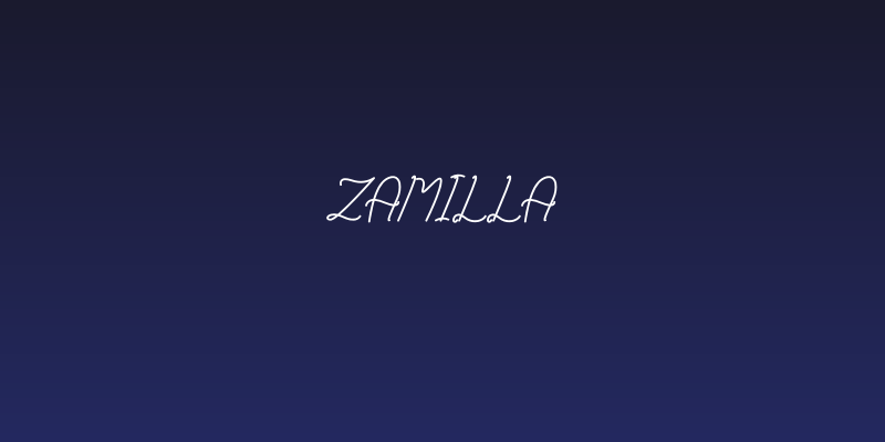 Zamilla Social Header