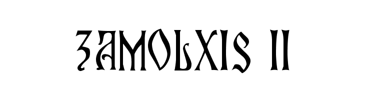 Zamolxis II Font