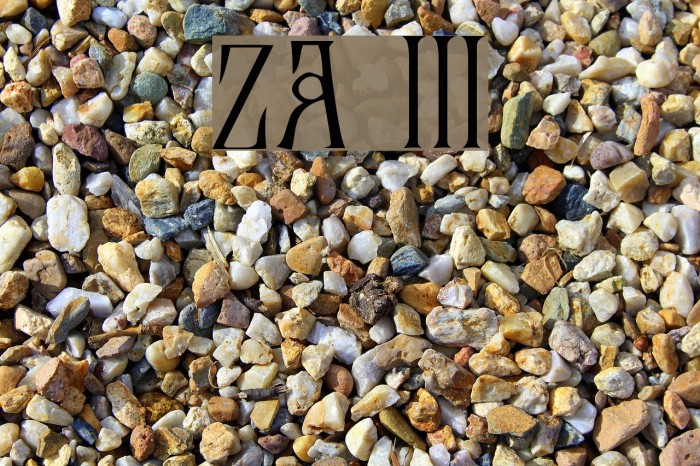 Zamolxis III Font examples