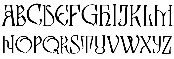 Zamolxis III Font LOWERCASE