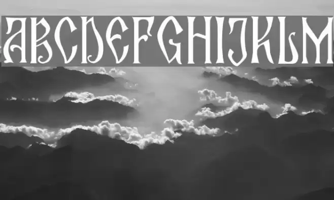 Zamolxis II Font examples