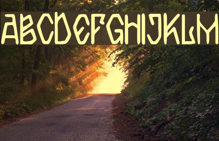 Zamolxis IV Font examples
