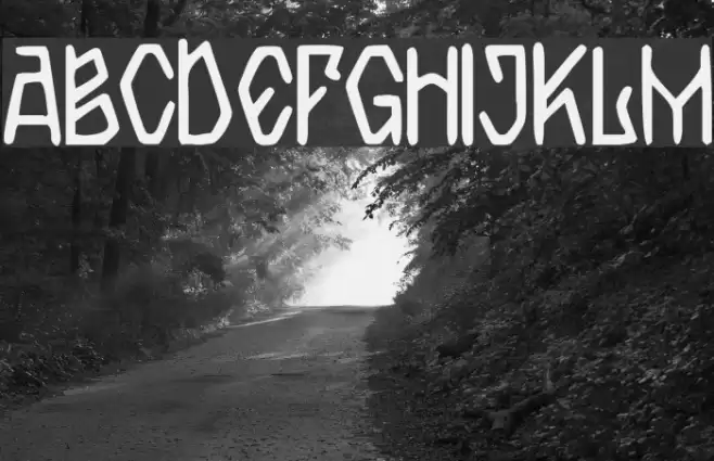 Zamolxis IV Font examples