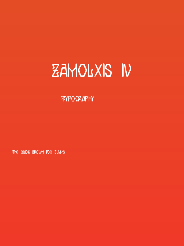 Zamolxis IV Poster