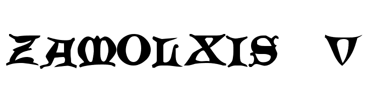 Zamolxis  V  免费字体下载